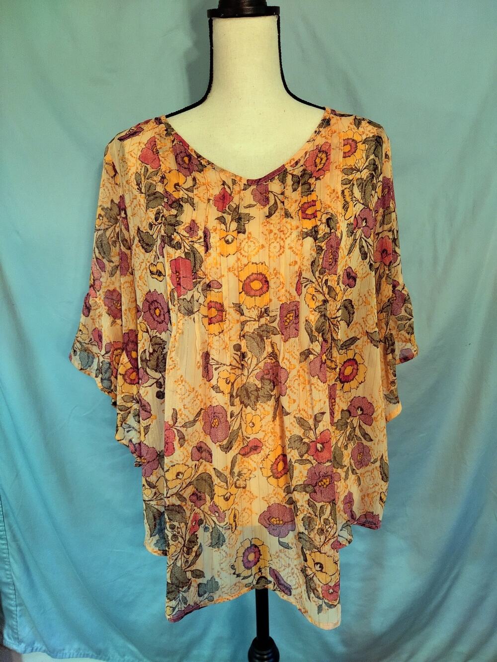Style & Co Floral lightweight blouse